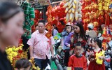 Hấp dẫn chợ hoa Hàng Lược ngày cận Tết